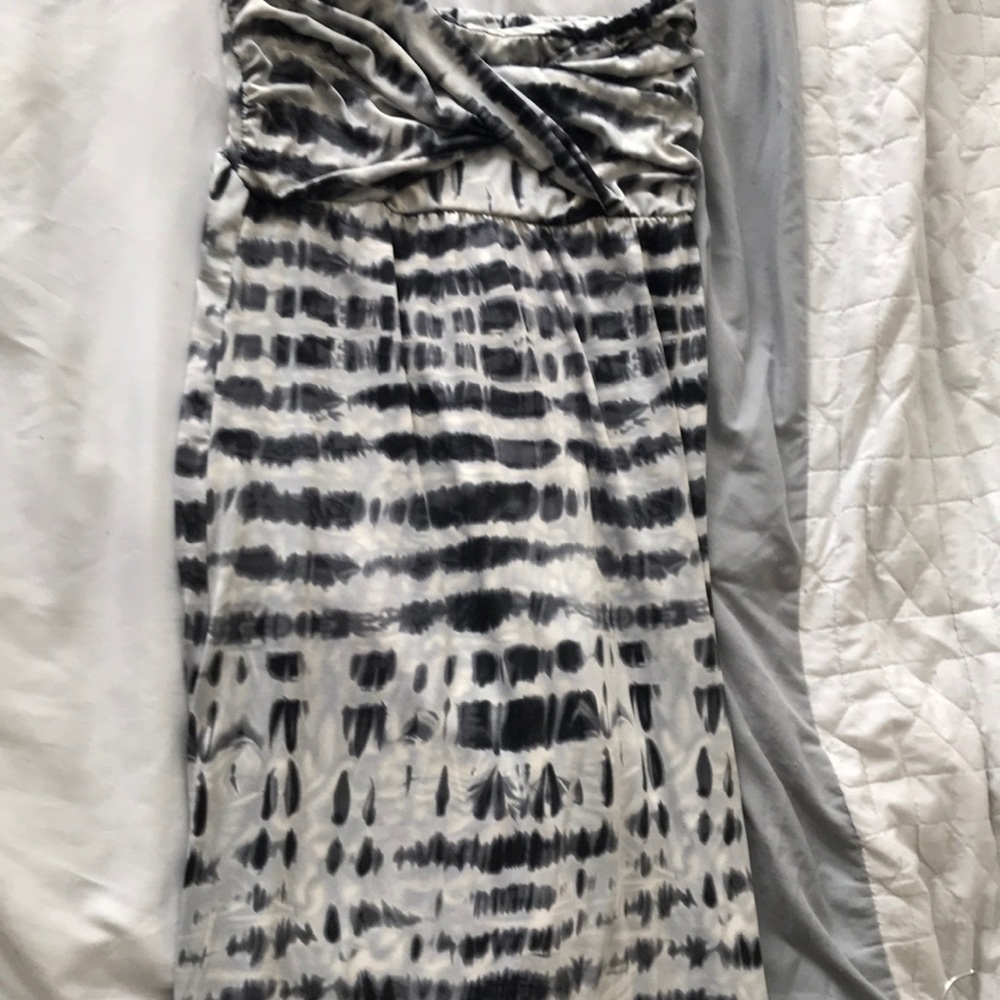 Louna twist front maxi dress
